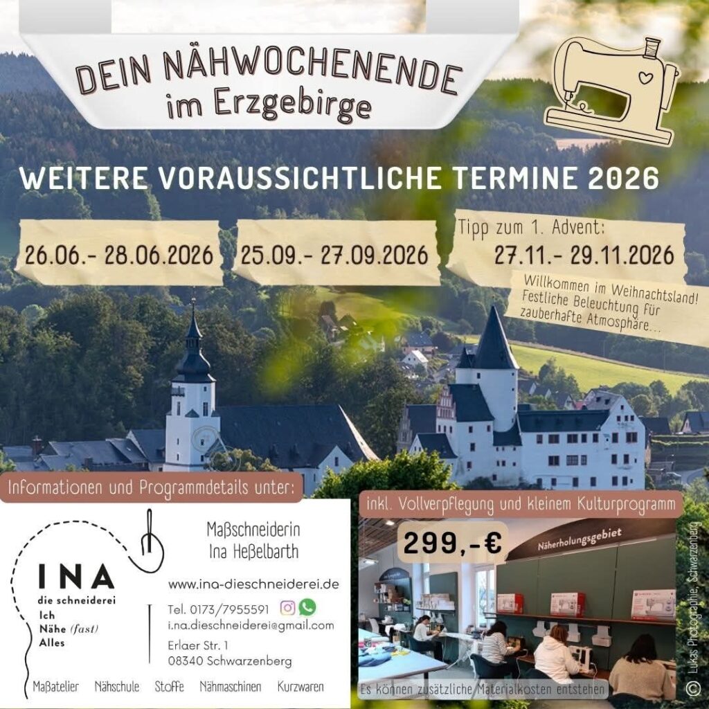 Dein Nähwochenende im Erzgebirge Event