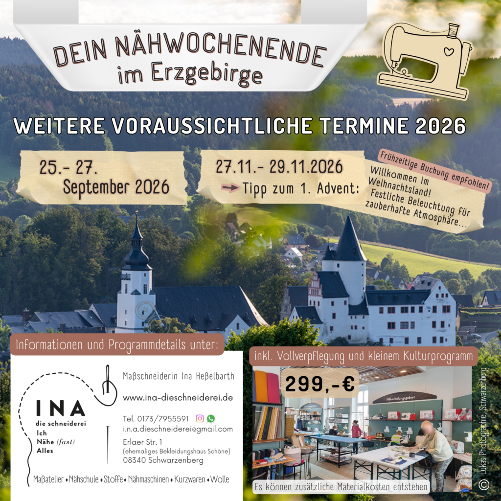 Dein Nähwochenende im Erzgebirge Event